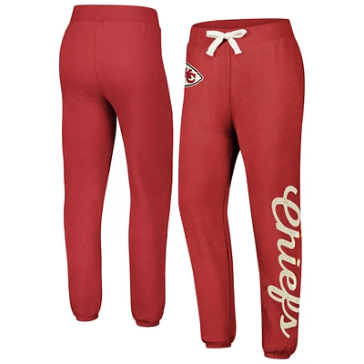 Women's G-III 4Her by Carl Banks Red Kansas City Chiefs Scrimmage Fleece Pants