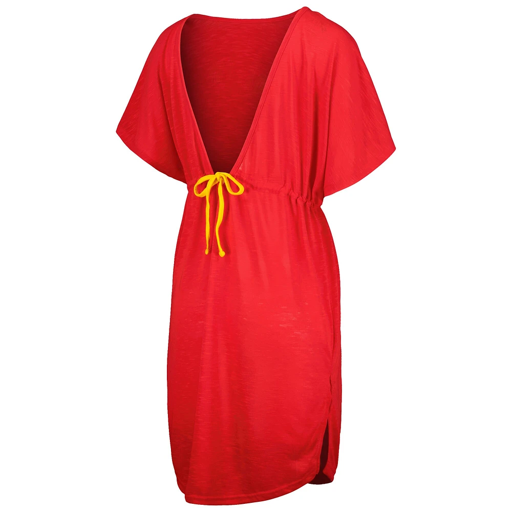 Maillot de bain G-III 4Her par Carl Banks pour femmes, rouge