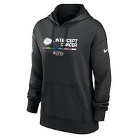 Sweat à capuche Nike noir Kansas City Chiefs 2022 NFL Crucial Catch Therma Performance pour femme