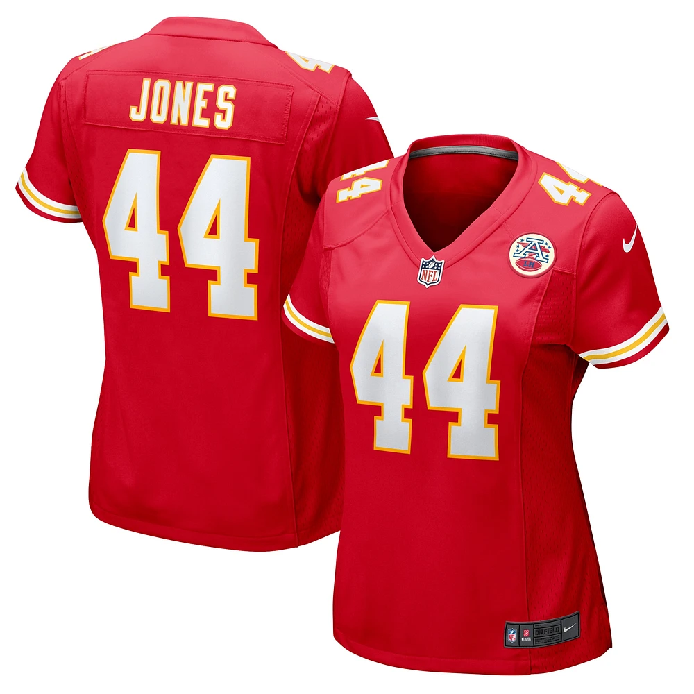 Women's Nike Cam Jones Red Kansas City Chiefs Game Jersey