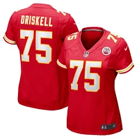 Maillot de match Nike Ethan Driskell rouge Kansas City Chiefs pour femme