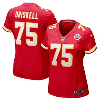 Maillot de match Nike Ethan Driskell rouge Kansas City Chiefs pour femme