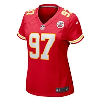 Maillot de joueur Nike Felix Anudike-Uzomah rouge des Chiefs Kansas City pour femme