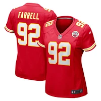 Women's Nike Neil Farrell Jr.  Red Kansas City Chiefs Team Game Jersey
