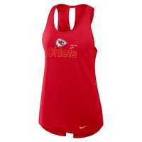 Women's Nike Red Kansas City Chiefs  Crossback Performance Tank Top