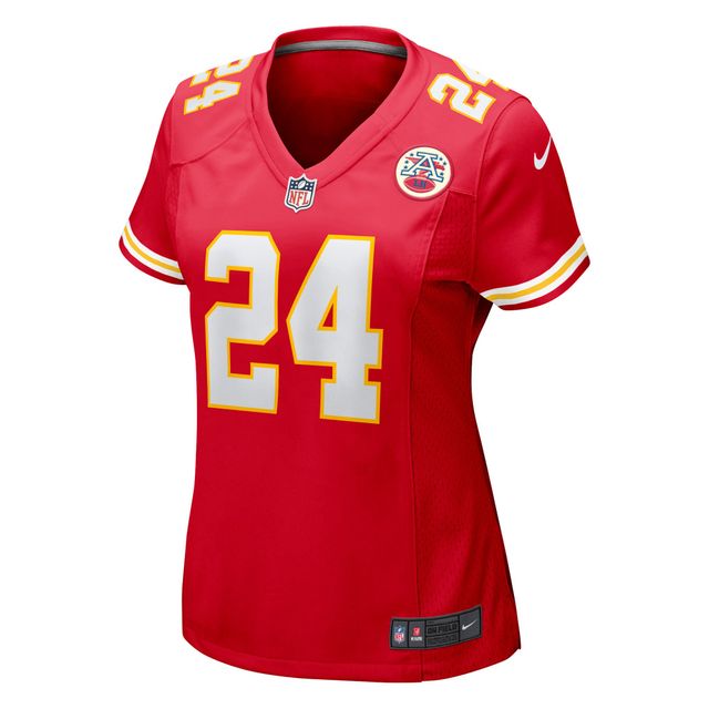 Maillot Nike Skyy Moore pour femme, joueur de match des Chiefs Kansas City, rouge