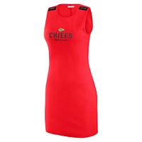 Women's WEAR by Erin Andrews x Gracie Hunt Red Kansas City Chiefs Ribbed Tank Dress