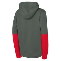 Youth Nike Anthracite Kansas City Chiefs Club Pullover Hoodie