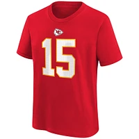 Youth Nike Patrick Mahomes Red Kansas City Chiefs Player Name & Number T-Shirt