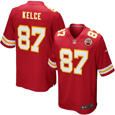 Maillot de match Nike Travis Kelce pour jeunes des Chiefs Kansas City, rouge