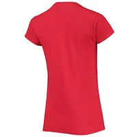 Women's Stitches Red Kansas City Monarchs Negro League Logo T-Shirt