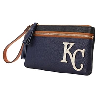 Dooney & Bourke Kansas City Royals Infield Double-Zip Wristlet