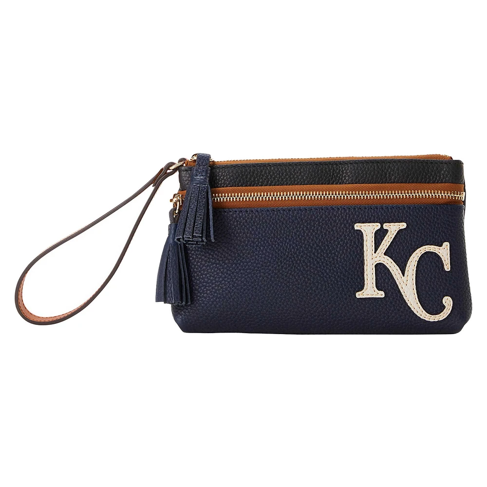Dooney & Bourke Kansas City Royals Infield Double-Zip Wristlet