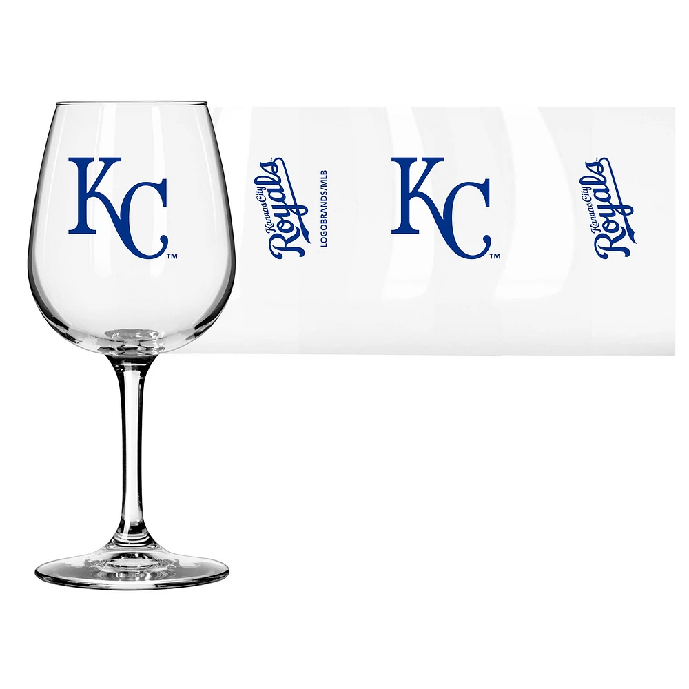 Kansas City Royals Logo 12oz. Stemmed Wine Glass