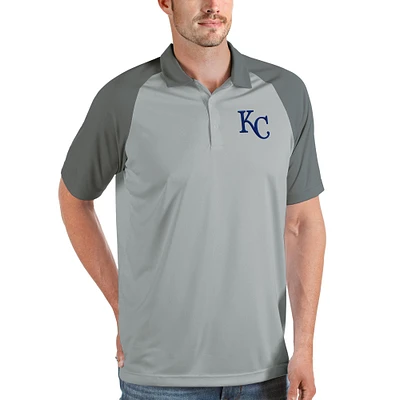 Polo Nova gris antigua pour homme des Royals de Kansas City