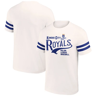 Men's Darius Rucker Collection by Fanatics Cream Kansas City Royals Yarn Dye Vintage T-Shirt