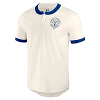 Men's Darius Rucker Collection by Fanatics White Kansas City Royals Henley Raglan T-Shirt