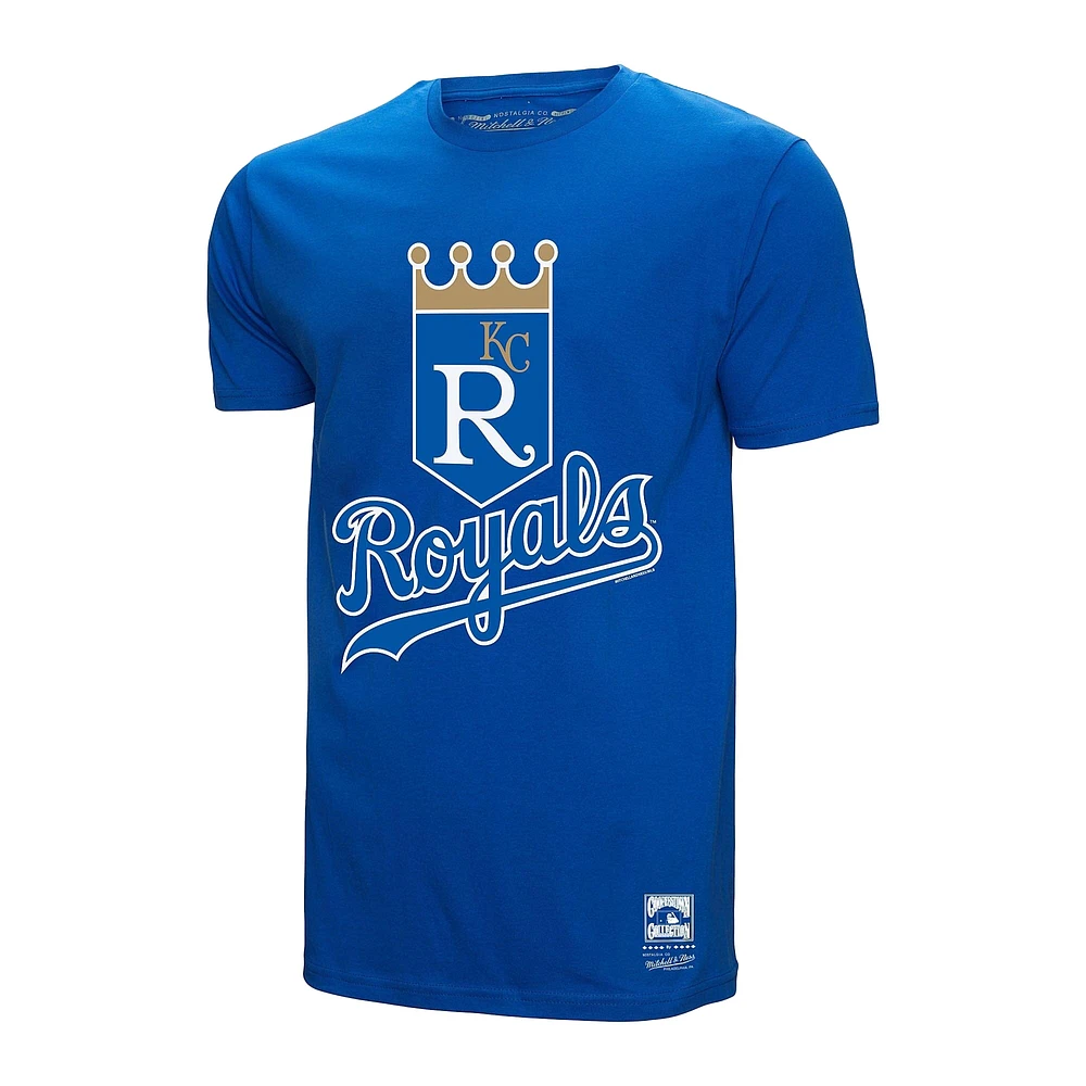 T-shirt basique avec logo Kansas City Royals de Mitchell & Ness pour homme
