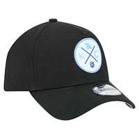 Men's New Era Black Kansas City Royals 9FORTY A-Frame Adjustable Hat