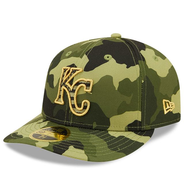 NWE ROYALS CAMO MLB 2022 JOURNÉE DES FORCES ARMÉES SUR LE TERRAIN LP 59FIFTY HATMENLOP