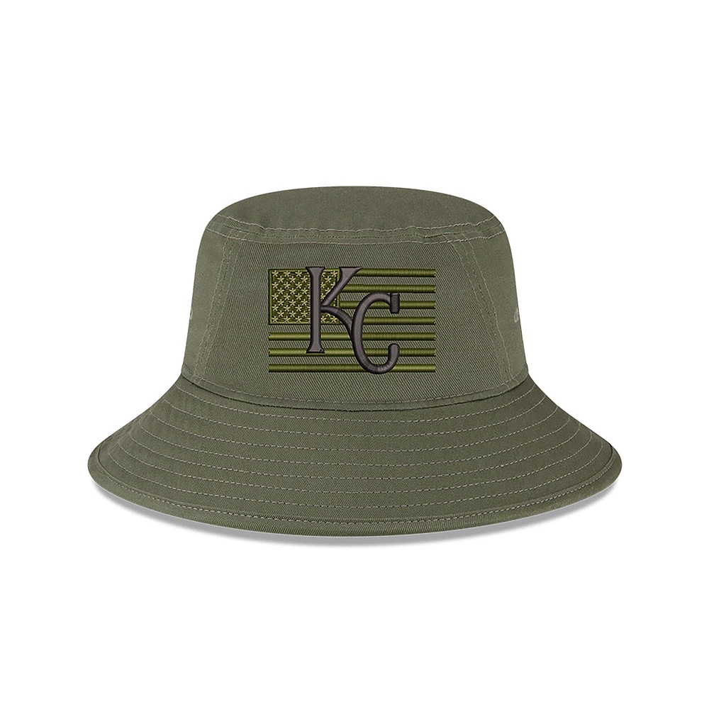 NWE ROYALS GREEN MLB 2023 SEAU DE LA JOURNÉE DES FORCES ARMÉES HATMENBUC