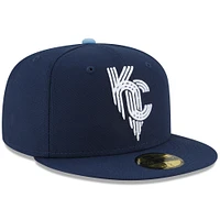 Men's New Era Navy Kansas City Royals 2022 Connect - 59FIFTY Fitted Hat