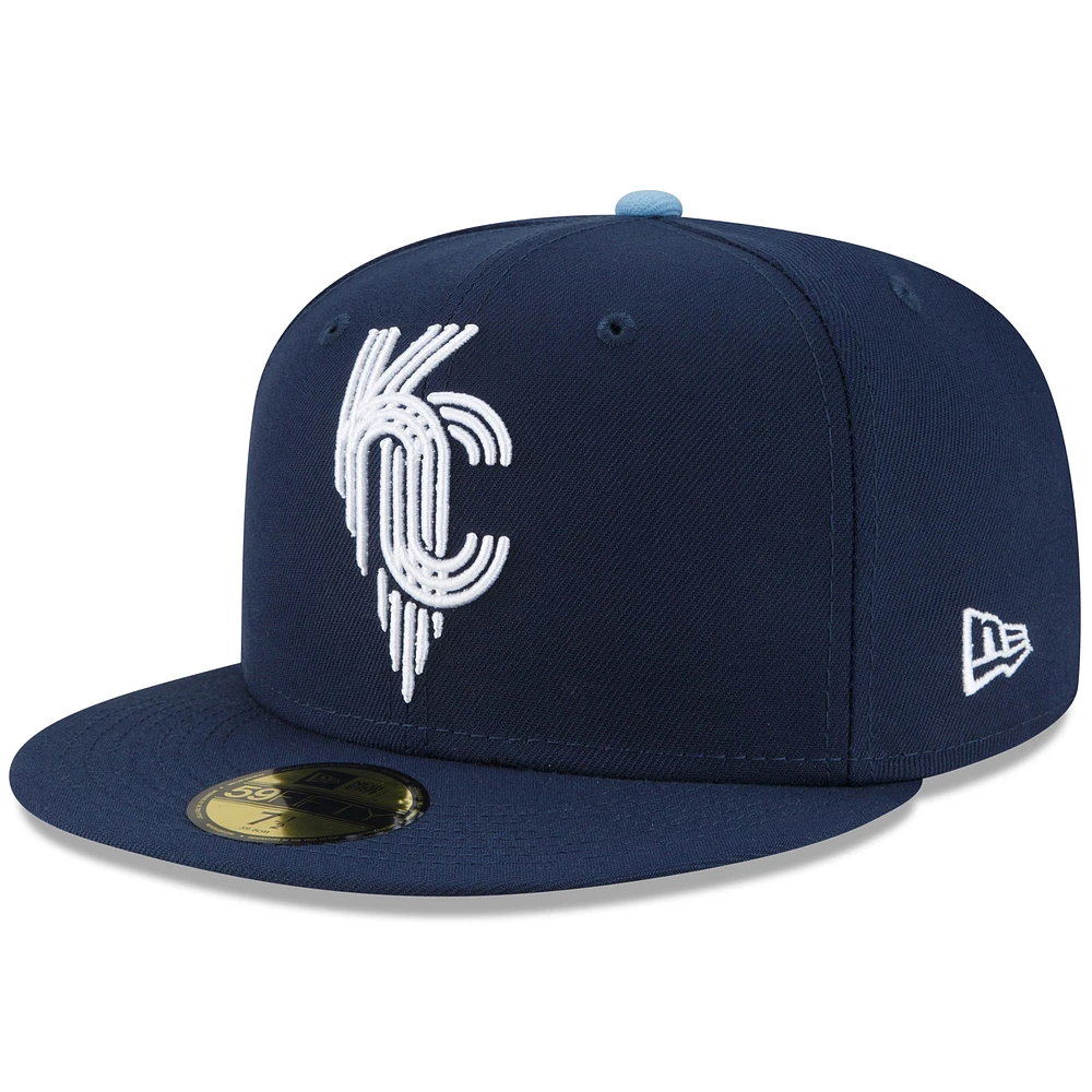 Men's New Era Navy Kansas City Royals 2022 Connect - 59FIFTY Fitted Hat
