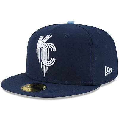 Men's New Era Navy Kansas City Royals 2022 Connect - 59FIFTY Fitted Hat