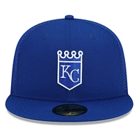 Men's New Era Royal Kansas City Royals 2023 Batting Practice 59FIFTY Fitted Hat