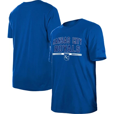 T-shirt d'entraînement au bâton Royal Kansas City Royals New Era pour homme