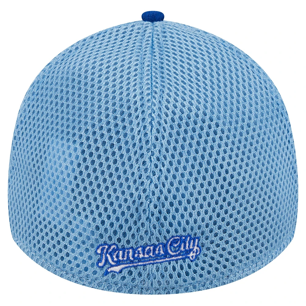 Men's New Era Royal Kansas City Royals Neo 39THIRTY Flex Hat
