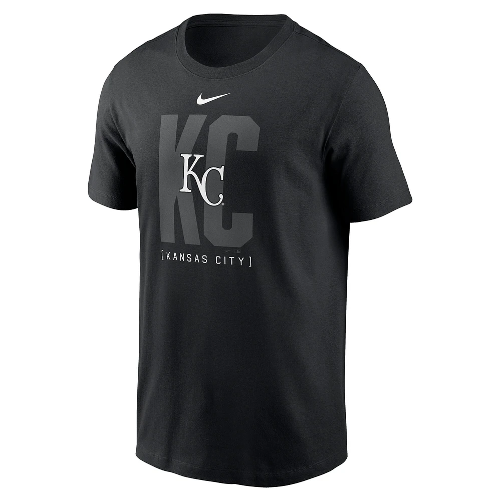 Men's Nike Black Kansas City Royals Fashion Local T-Shirt