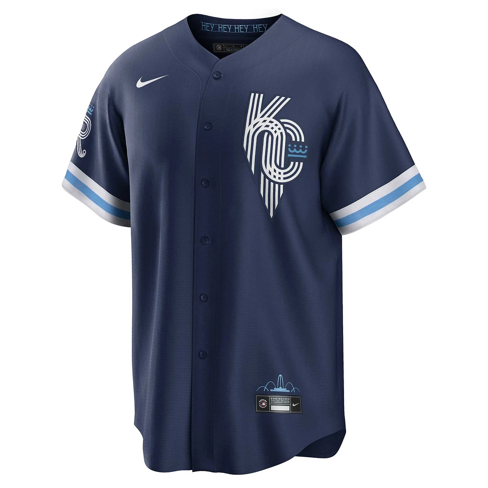 Homme Nike Bo Jackson Navy Kansas City Royals 2022 Connect Replica Player Jersey
