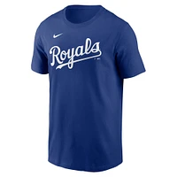 Men's Nike Bobby Witt Jr. Royal Kansas City Royals Fuse Name & Number T-Shirt