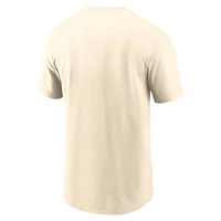 Men's Nike Cream Kansas City Royals Camo Logo T-Shirt