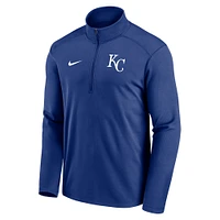 Men's Nike Royal Kansas City Royals Agility Pacer Lightweight Performance Half-Zip Top