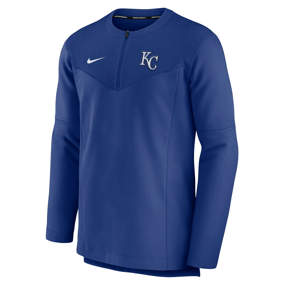 Men's Nike Royal Kansas City Royals Authentic Collection UV Quarter-Zip Top