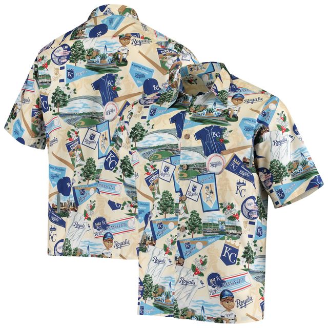 Chemise boutonnée homme blanche Kansas City Royals Scenic