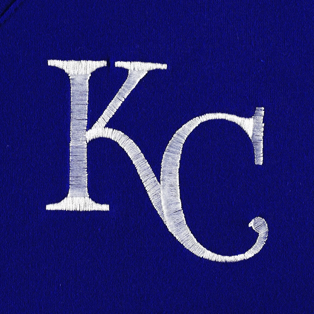 DKNY Sport Royal Kansas City Royals Lily Pull à encolure en V pour femme