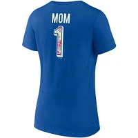 Women's Fanatics Royal Kansas City Royals Team Mother's Day V-Neck T-Shirt