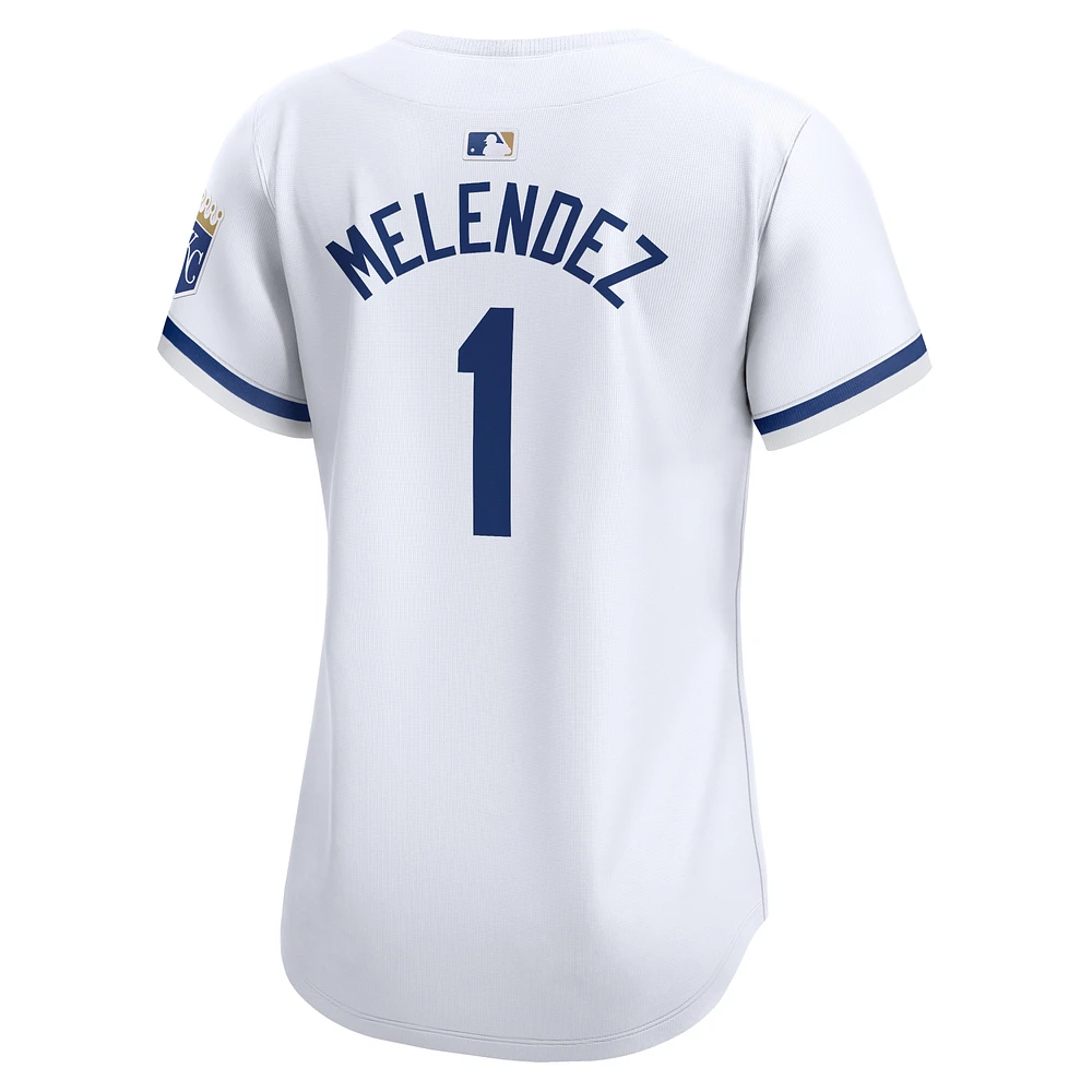 Women's Nike MJ Melendez White Kansas City Royals Home Limited Player Jersey