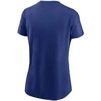 Women's Nike Royal Kansas City Royals Wordmark T-Shirt
