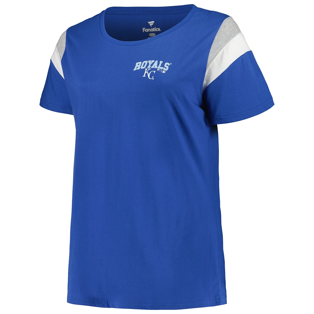Profile Royal Kansas City Royals T-shirt à encolure dégagée grande taille pour femme