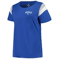 Profile Royal Kansas City Royals T-shirt à encolure dégagée grande taille pour femme