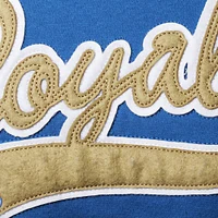 Women's Soft as a Grape Royal Kansas City Royals Plus Side Split Pullover Hoodie