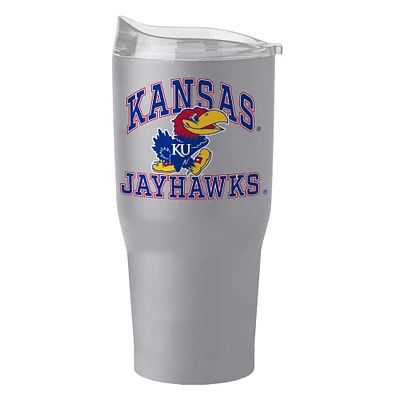 Jayhawks du Kansas 30oz. Gobelet à revêtement en poudre de pierre