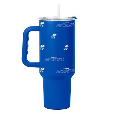 Gobelet à revêtement en poudre Kansas Jayhawks de 40 oz