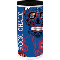 Kansas Jayhawks Dia Stainless Steel 12oz. Slim Can Cooler