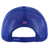 Men's '47 Royal Kansas Jayhawks Garner Trucker Adjustable Hat