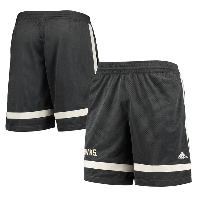 Short de basket-ball rétro inversé Kansas Jayhawks adidas charbon pour hommes